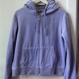 Lavender Zip-Up Hoodie